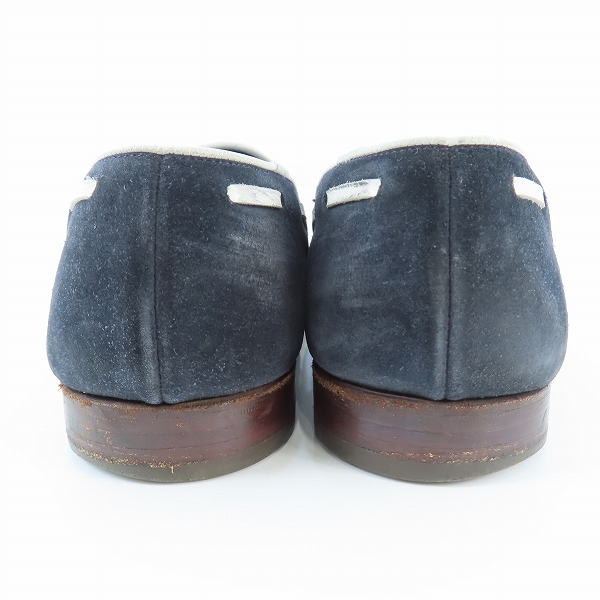 実際に弊社で買取させて頂いたCROCKETT&JONES/クロケット&ジョーンズ ALDERNEY スエード タッセル ローファー /8.5Eの画像 1枚目