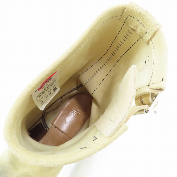 実際に弊社で買取させて頂いたRED WING/レッドウィング ENGINEER BOOTS/エンジニアブーツ スエード 8268/8.5Dの画像 4枚目