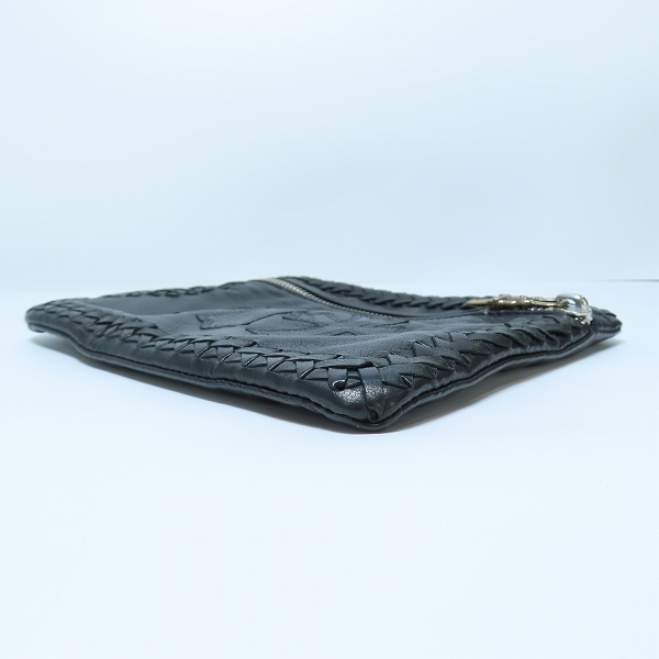 実際に弊社で買取させて頂いたCHROME HEARTS/クロムハーツ LACE SIDE POUCH 3 CEME/レースサイド ポーチ 3セメタリークロスパッチの画像 2枚目
