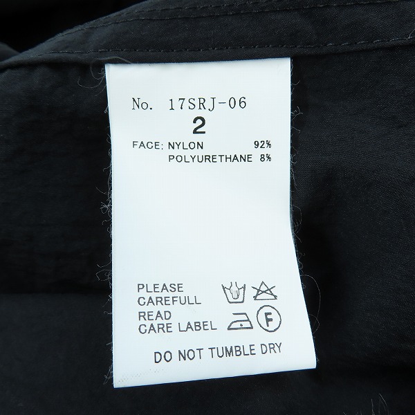実際に弊社で買取させて頂いたroar/ロアー ナイロンテーラードジャケット 17SRJ-06 /2の画像 5枚目