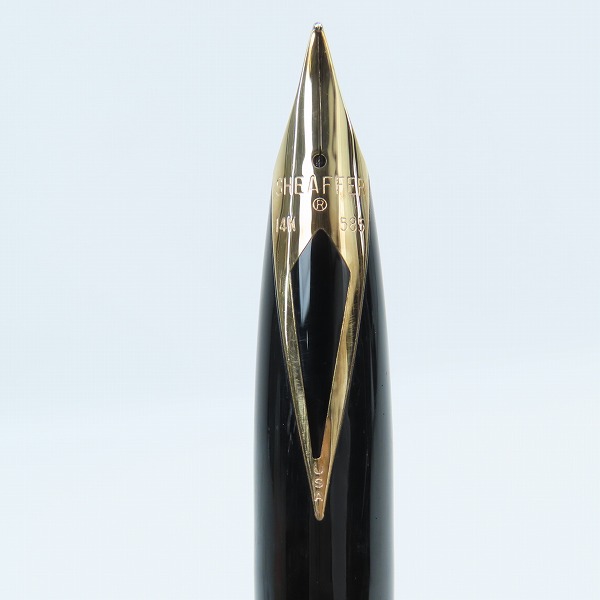 実際に弊社で買取させて頂いたSHEAFFER/シェーファー GOLD ELECTROPLATE 万年筆 ペン先14K-585 の画像 1枚目