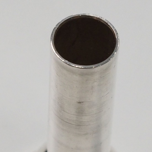 実際に弊社で買取させて頂いたGRIEGO/グレイゴ BOUSFIELD O4/イアン・バウスフィールド IB-04 太管 トロンボーン用マウスピース シルバーの画像 6枚目