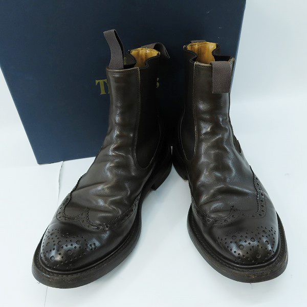 実際に弊社で買取させて頂いたTricker's/トリッカーズ HENRY/ヘンリー ウィングチップ サイドゴアブーツ 2754/9