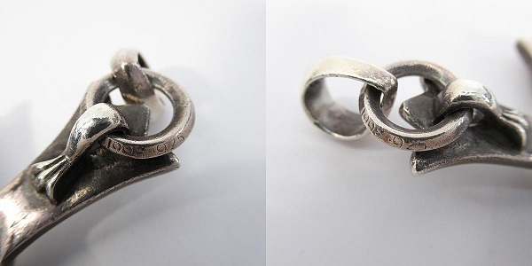 実際に弊社で買取させて頂いた【ギャラ付き】CHROME HEARTS/クロムハーツ CH CROSS LRG/ラージクロスペンダント w/ベイルの画像 7枚目