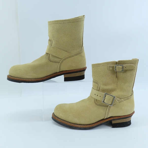 実際に弊社で買取させて頂いたRED WING/レッドウィング ショートエンジニアブーツ 2965/9.5Dの画像 3枚目