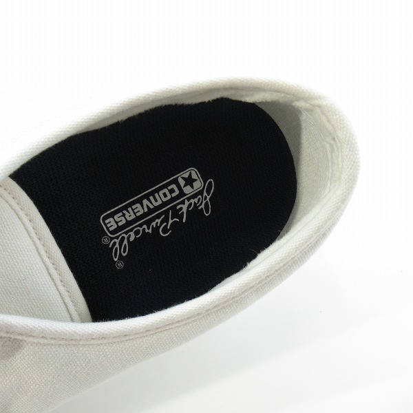実際に弊社で買取させて頂いたCONVERSE/コンバース JACK PURCELL/ジャックパーセル スニーカー 1R193/28の画像 4枚目