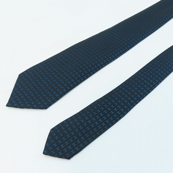 実際に弊社で買取させて頂いたHERMES/エルメス Hロゴ総柄 ネクタイの画像 1枚目