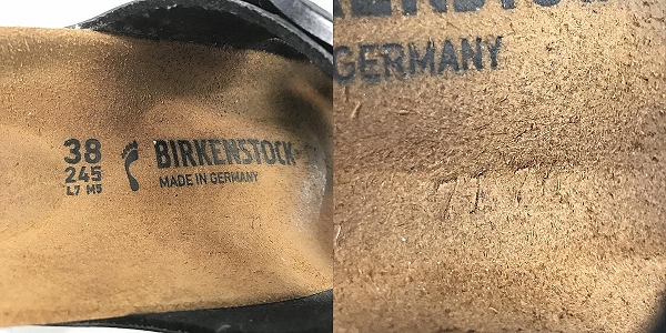実際に弊社で買取させて頂いたBIRKENSTOCK/ビルケンシュトック Arizona BS アリゾナ BS ストラップサンダル 0051793 38の画像 5枚目