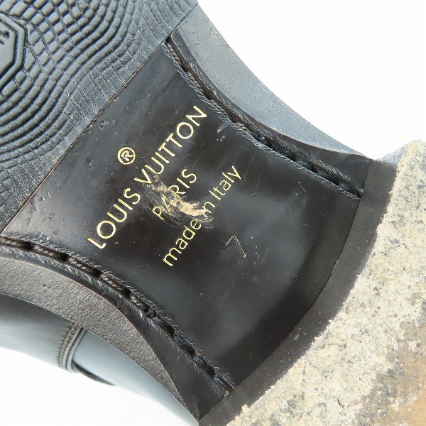 実際に弊社で買取させて頂いたLOUIS VUITTON/ルイヴィトン レザー ジョッパーブーツ 7 の画像 6枚目