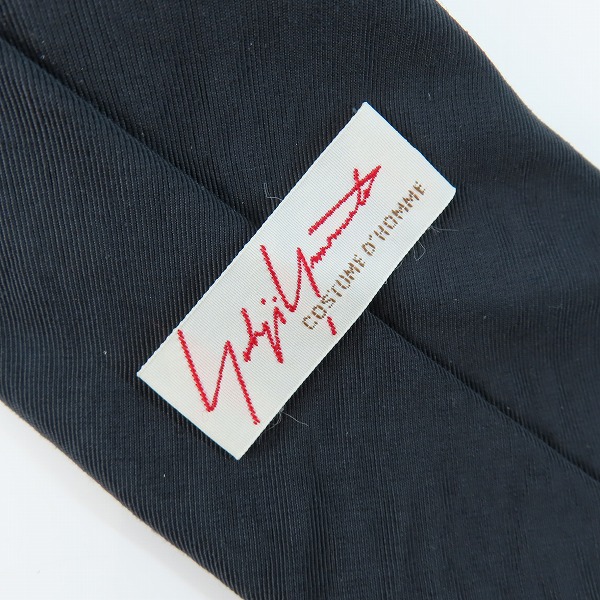 実際に弊社で買取させて頂いたYOHJI YAMAMOTO COSTUME D'HOMME/ヨウジヤマモトコスチュームドオム 刺繍 ネクタイの画像 1枚目