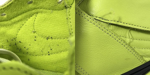 実際に弊社で買取させて頂いたNIKE×AMBUSH/ナイキ×アンブッシュ DUNK HIGH/ダンクハイ フラッシュライム CU7544-300/27.5の画像 7枚目