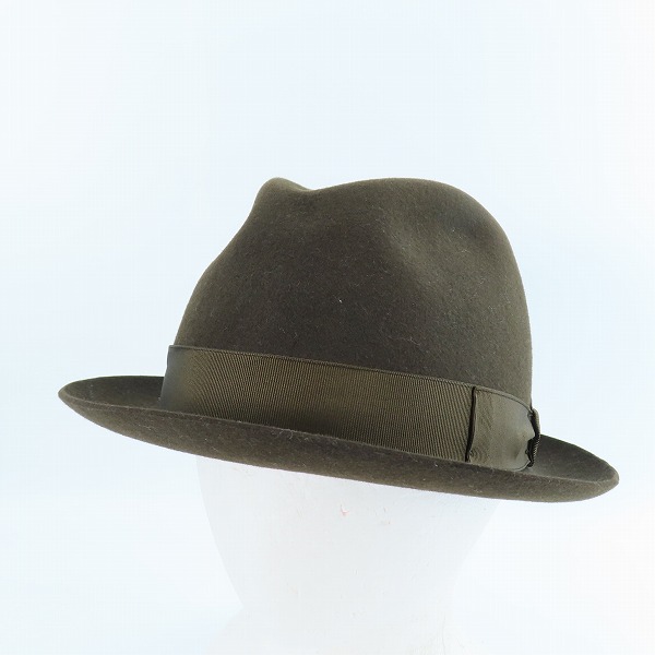 実際に弊社で買取させて頂いたBORSALINO/ボルサリーノ イタリア製 中折れハット 15122/58
