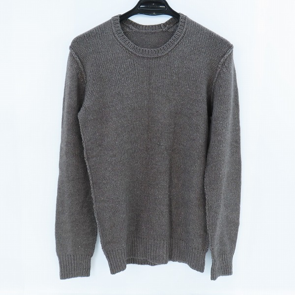 実際に弊社で買取させて頂いたKAZUYUKI KUMAGAI ATTACHMENT/カズユキクガマイ アタッチメント クルーネック ニット KK32-015/1