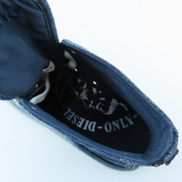 実際に弊社で買取させて頂いた【未使用】DIESEL/ディーゼル EXPOSURE 1 エクスポージャー ハイカットスニーカー/27の画像 4枚目