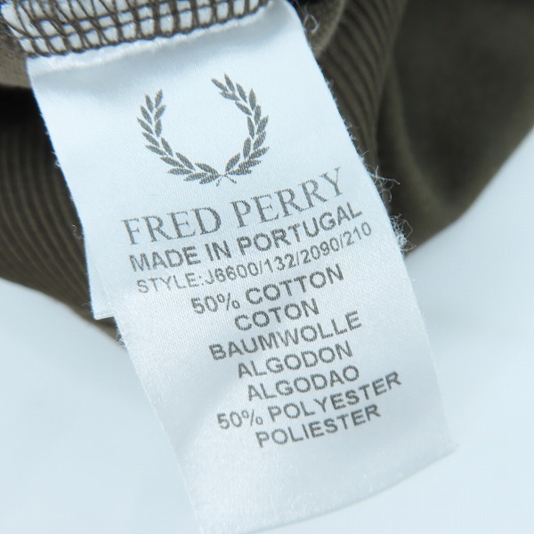 実際に弊社で買取させて頂いたFRED PERRY/フレッドペリー ジップアップ ジャージ トラックジャケット J6600/132/XSの画像 3枚目