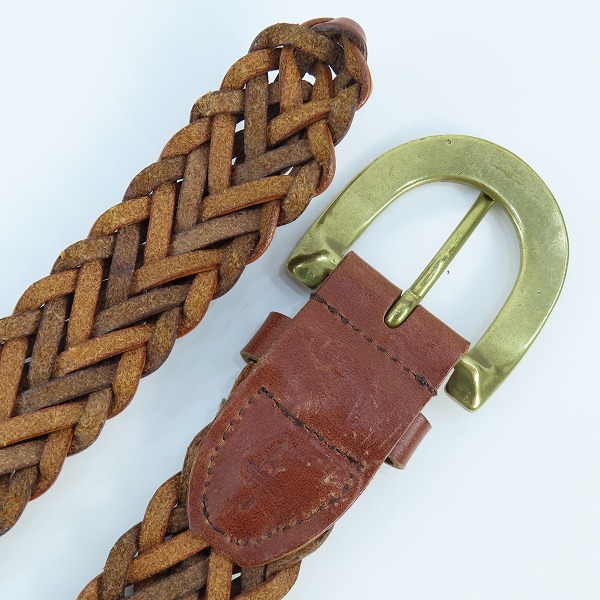 実際に弊社で買取させて頂いたNO ID./ノーアイディー レザーメッシュベルト の画像 2枚目