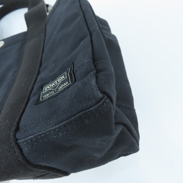 実際に弊社で買取させて頂いたPORTER/ポーター ペイント トートバッグ ブラックの画像 5枚目