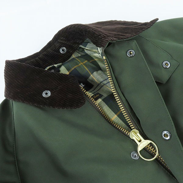 実際に弊社で買取させて頂いたBarbour/バブアー ポリエステル コーデュロイ 切替 ジャケット 232MCA0458/36の画像 5枚目