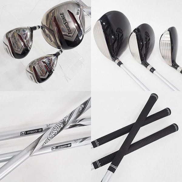 実際に弊社で買取させて頂いたBRIDGESTONE/ブリヂストン TOURSTAGE/ツアーステージ V002 メンズゴルフ 11本セット FLEX：R キャディバッグ付きの画像 1枚目