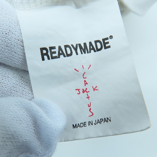 実際に弊社で買取させて頂いたTRAVIS SCOTT CACTUS JACK×READYMAD/トラビススコットカクタスジャック× レディメイド Tシャツ/カットソー Mの画像 4枚目