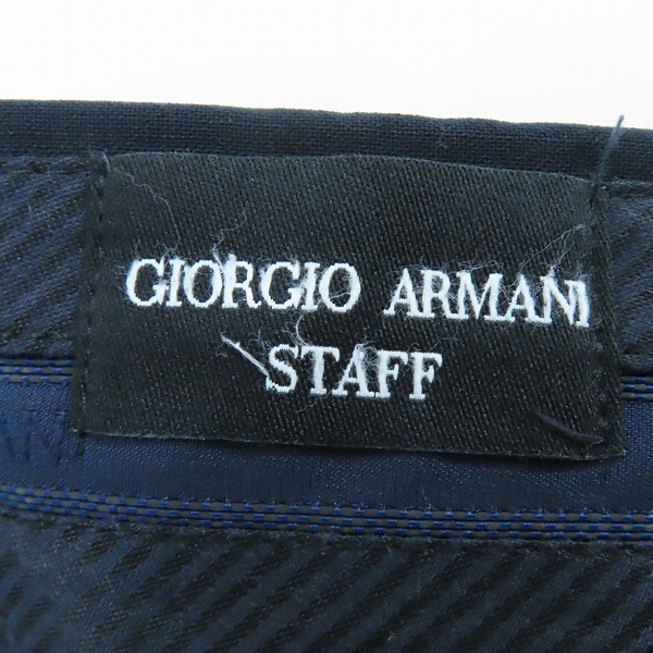 実際に弊社で買取させて頂いた【JPタグ】GIORGIO ARMANI/ジョルジオアルマーニ ウール スラックスパンツ 8CGPP03B/48Rの画像 2枚目