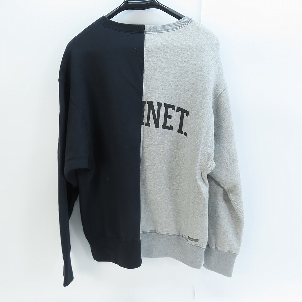 実際に弊社で買取させて頂いたSOPHNET./ソフネット 16AW SPLIT LOGO CREW NECK SWEAT SOPH-167092/Lの画像 1枚目