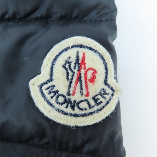 実際に弊社で買取させて頂いた【JPタグ】MONCLER/モンクレール LANS ライトダウンジャケット 410934537999/ブラック/0の画像 6枚目