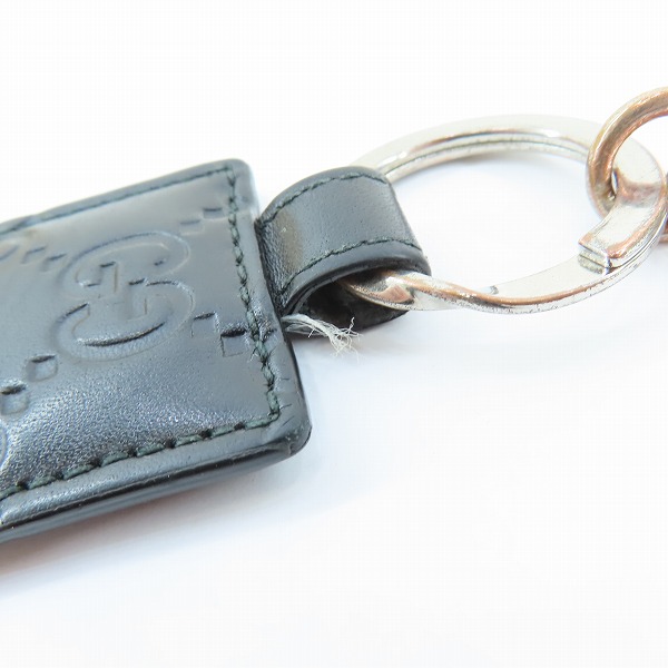 実際に弊社で買取させて頂いたGUCCI/グッチ グッチシマ レザー キーホルダー/キーリングの画像 5枚目