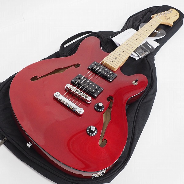 実際に弊社で買取させて頂いた★【美品】Squier by Fender/スクワイヤー Affinity STARCASTER/スターキャスター セミアコ エレキギター ケース付