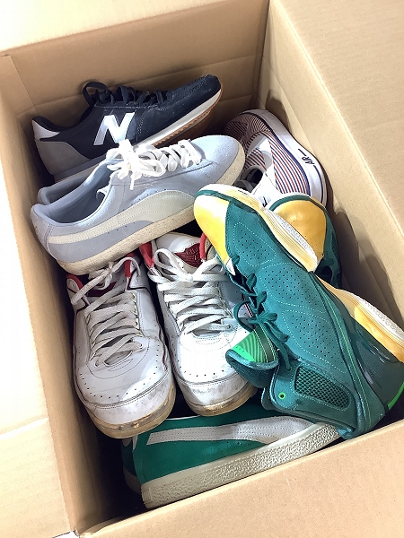 実際に弊社で買取させて頂いた【おまとめ】ナイキ/プーマ/ニューバランス 等 スニーカー/ハイカットスニーカー 他