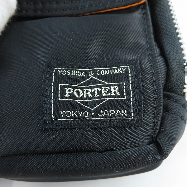 実際に弊社で買取させて頂いた(2)PORTER/ポーター TANKER/タンカー ポーチ ブラックの画像 4枚目