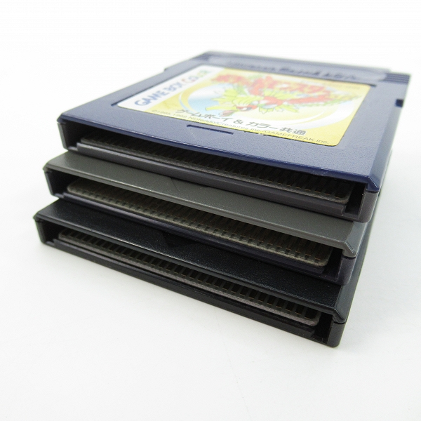 実際に弊社で買取させて頂いたゲームボーイカラー ポケットモンスター 金,銀/ポケモンカードGB ソフト3点セット【動作未確認】の画像 5枚目