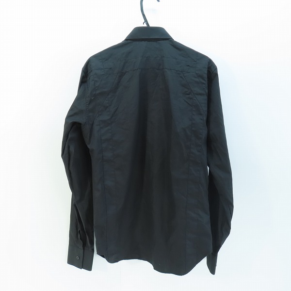 実際に弊社で買取させて頂いたDIOR HOMME/ディオールオム 長袖シャツ ブラック 8E3152440100 /37の画像 1枚目