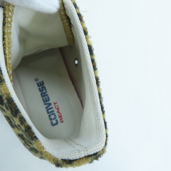 実際に弊社で買取させて頂いたCONVERSE/コンバース ALL STAR/オールスター ベロア レオパード ハイカットスニーカー CT70 チャックテイラー 1CL327/27の画像 4枚目