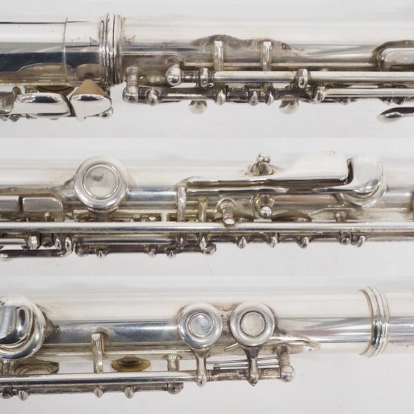 実際に弊社で買取させて頂いたYAMAHA/ヤマハ YFL-311/YFL311 フルート 頭部管銀製 Eメカ付 ハードケース・ケースカバー付の画像 6枚目