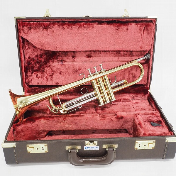 実際に弊社で買取させて頂いた★YAMAHA/ヤマハ CUSTOM YTR-800/YTR800 トランペット ゴールドｘシルバー ハードケース付