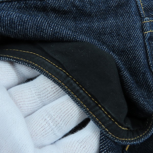 実際に弊社で買取させて頂いたAURALEE/オーラリー HARD TWIST DENIM 5P PANTS/デニムパンツ A8AP01DW/30の画像 6枚目