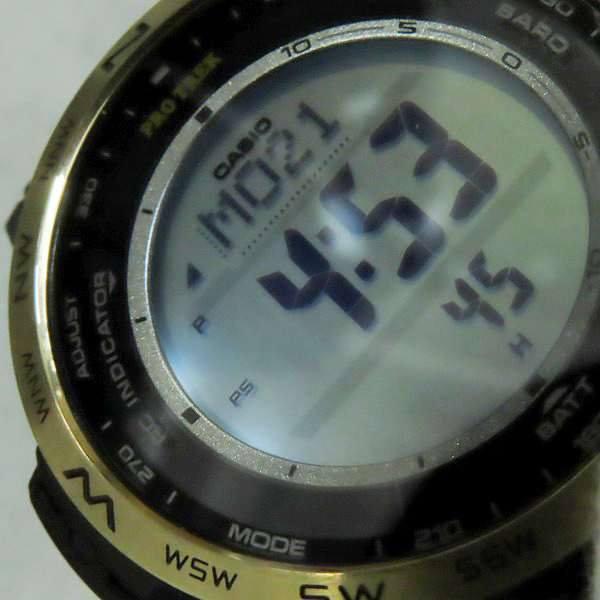 実際に弊社で買取させて頂いたCASIO/カシオ PRO TREK/プロトレック 電波ソーラー デジタル 腕時計 PRW-35YC-1JF の画像 5枚目