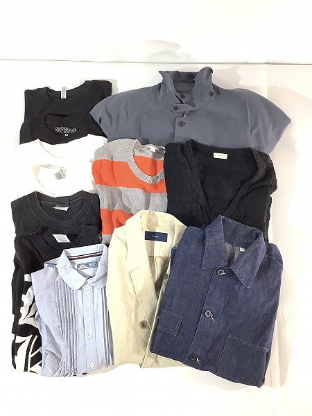 実際に弊社で買取させて頂いた【おまとめ】ビームス/シップス/ナノユニバース 等 ボタンシャツ/ベスト/カーディガン 他