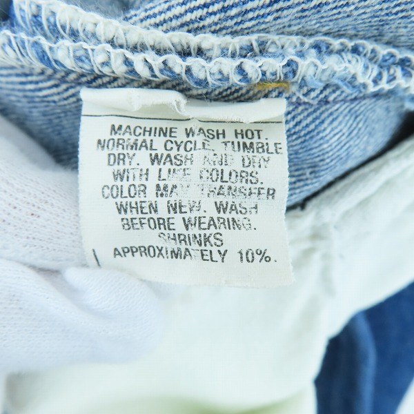 実際に弊社で買取させて頂いたLevi's/リーバイス 80s ヴィンテージ 501 刻印501 ボタンフライ デニムパンツ W34 L34の画像 3枚目