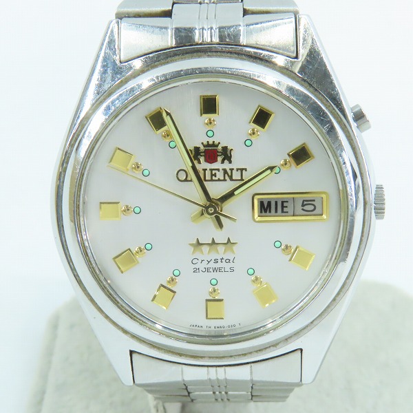 実際に弊社で買取させて頂いたORIENT/オリエント スリースター 自動巻き 腕時計 EM6Q-C0