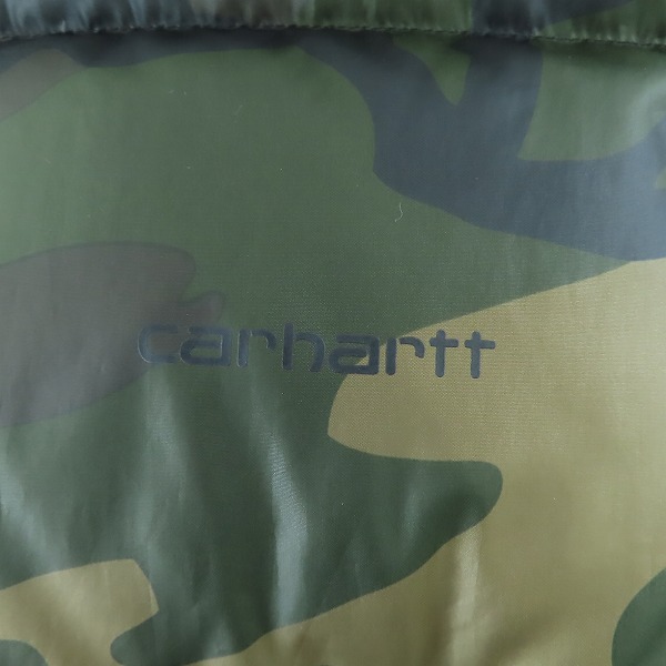 実際に弊社で買取させて頂いたCarhartt/カーハート DEMING JACKET デミングジャケット/カモフラ ダウンジャケット Lの画像 4枚目