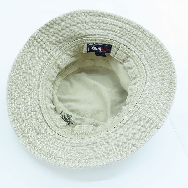 実際に弊社で買取させて頂いたSTUSSY/ステューシー バケットハット ヴィンテージ  L/XLの画像 4枚目