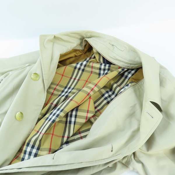 実際に弊社で買取させて頂いたBURBERRYS PRORSUM/バーバリーズプローサム トレンチコート 日本製 /BBB55-940-01の画像 6枚目