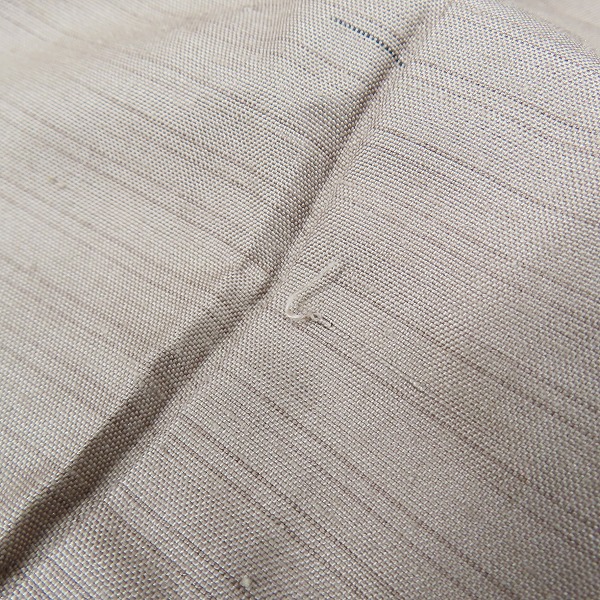 実際に弊社で買取させて頂いたY. & SONS/ワイアンドサンズ  蕪重織物株式会社 シルク/絹 十日町紬/手摺込み 着物/きものの画像 6枚目