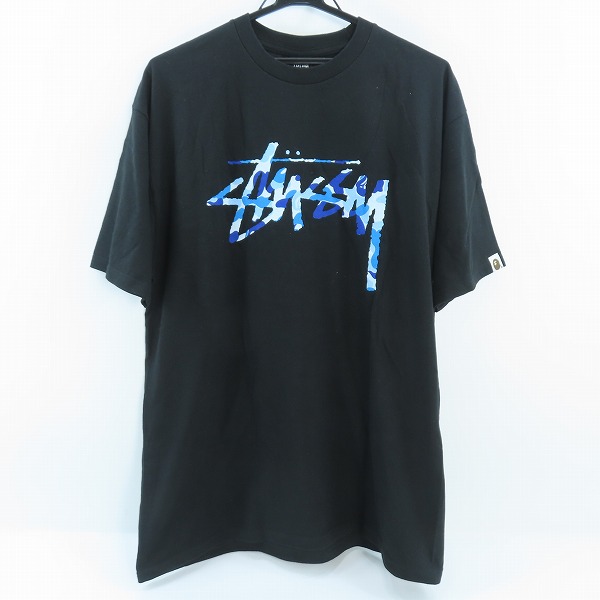 実際に弊社で買取させて頂いた【未使用】STUSSY×A BATHING APE/ステューシー×アベイシングエイプ 30周年記念 ORIGINAL CAMO TEE ロゴ Tシャツ L 