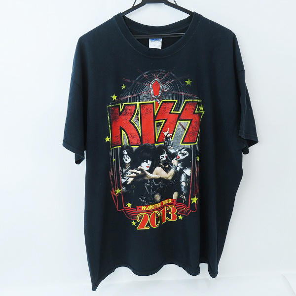 実際に弊社で買取させて頂いたKISS/キス キッス 2013年 モンスター ツアー バンド ヴィンテージ/ビンテージ バンド Tシャツ/XL