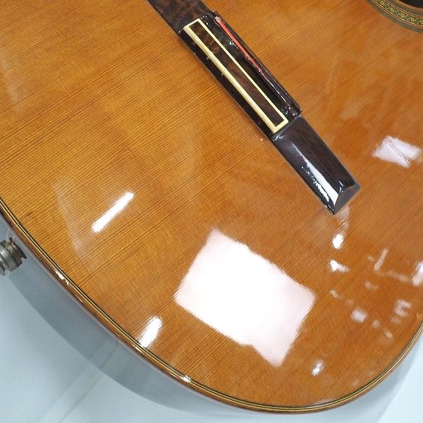 実際に弊社で買取させて頂いた★【弦無し】Aria/アリア AC50CE エレガット/ガットギター スペイン製の画像 6枚目