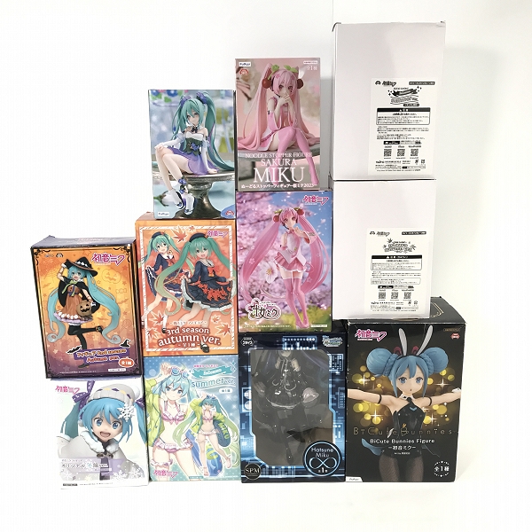 実際に弊社で買取させて頂いた【おまとめ/未開封含む】初音ミク/桜ミク フィギュア