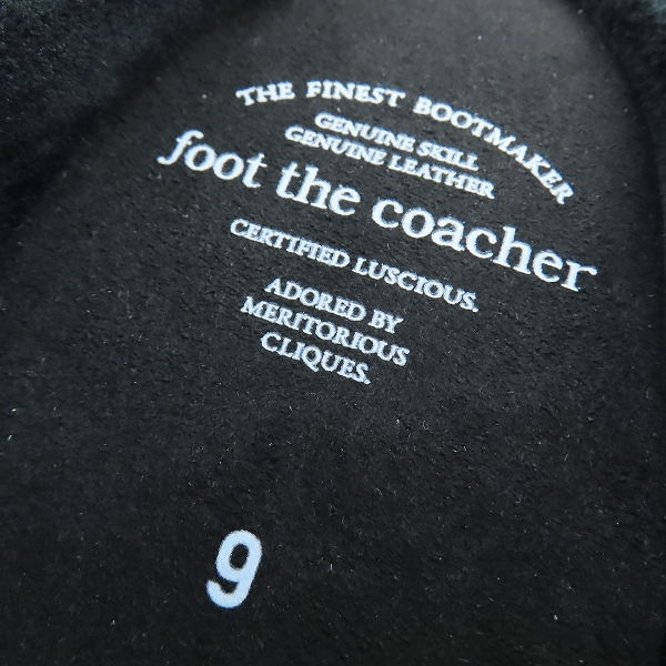 実際に弊社で買取させて頂いたfoot the coacher/フットザコーチャー SOFT PAD SHOES FTC2334017サンダル 9の画像 5枚目